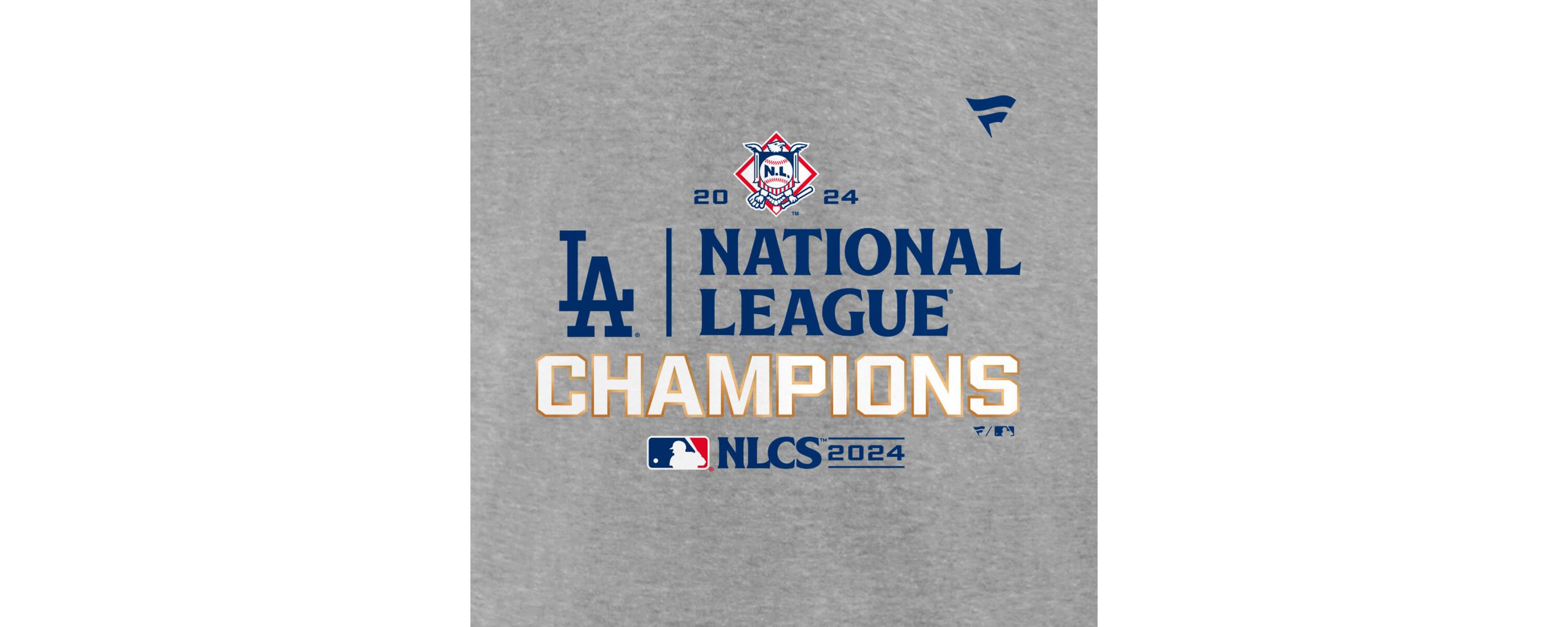 MLB Fanatics Los Angeles Dodgers 2024 National League s Locker Room T-Shirt