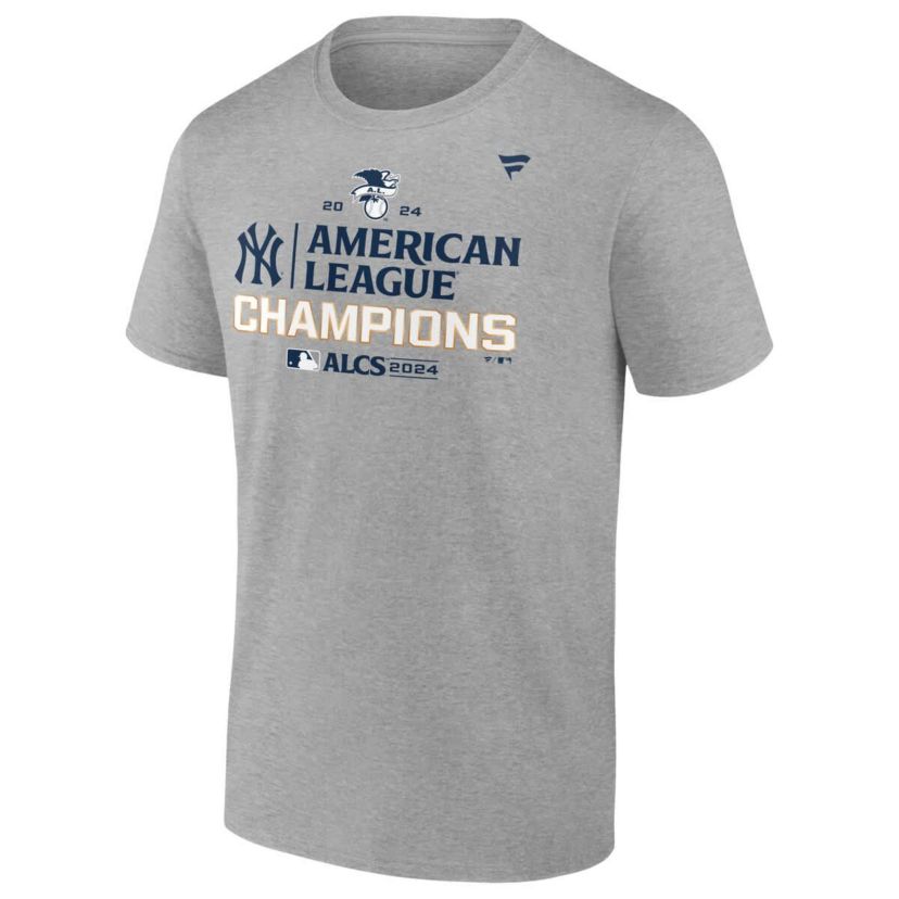 MLB Fanatics New York Yankees 2024 American League s Locker Room T-Shirt