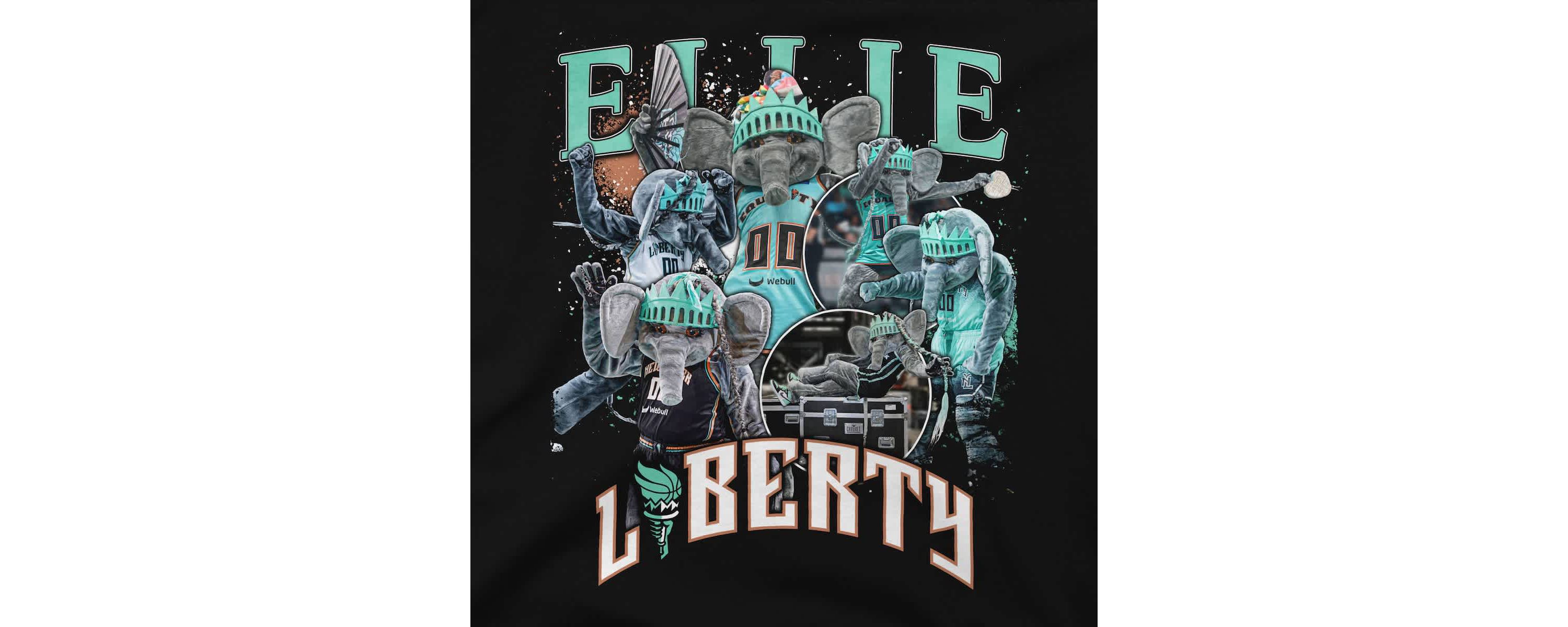 WNBA Unisex New York Liberty Ellie Crossroads T-Shirt