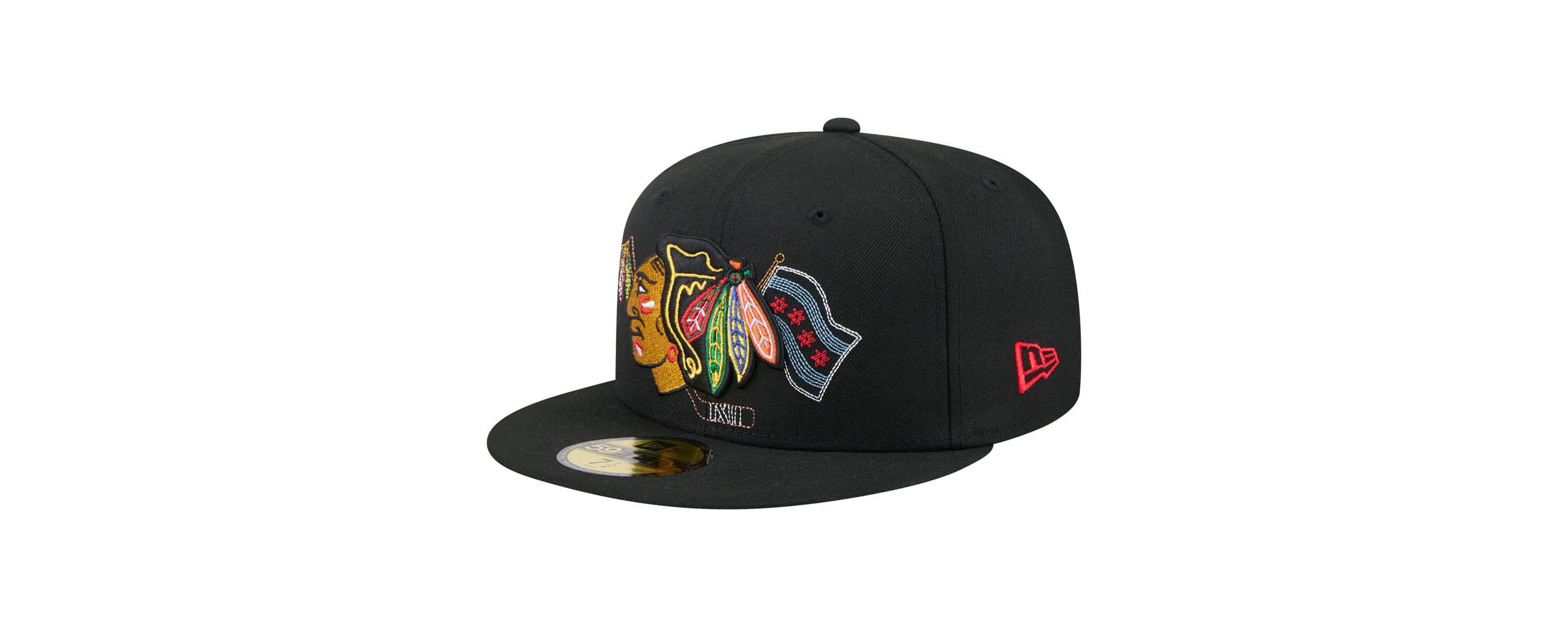 NHL Chicago Blackhawks State Stitch 59FIFTY Fitted Hat