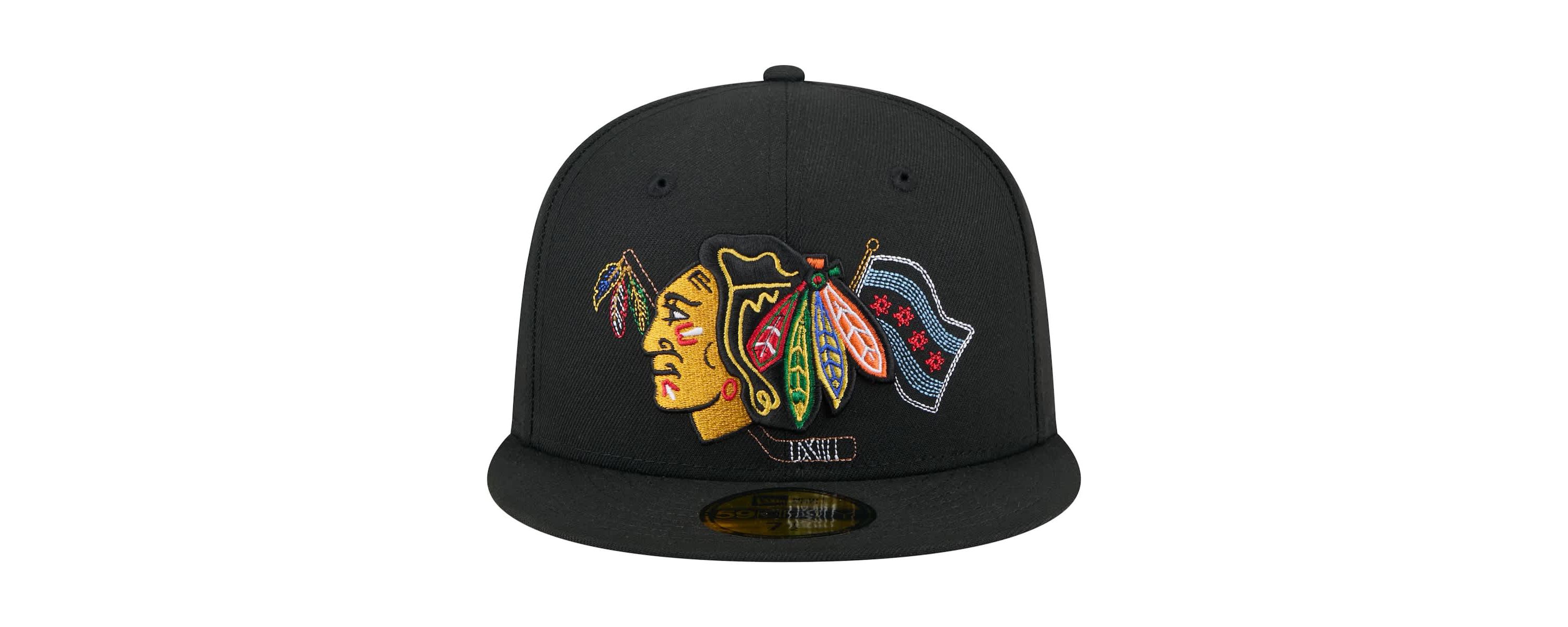 NHL Chicago Blackhawks State Stitch 59FIFTY Fitted Hat