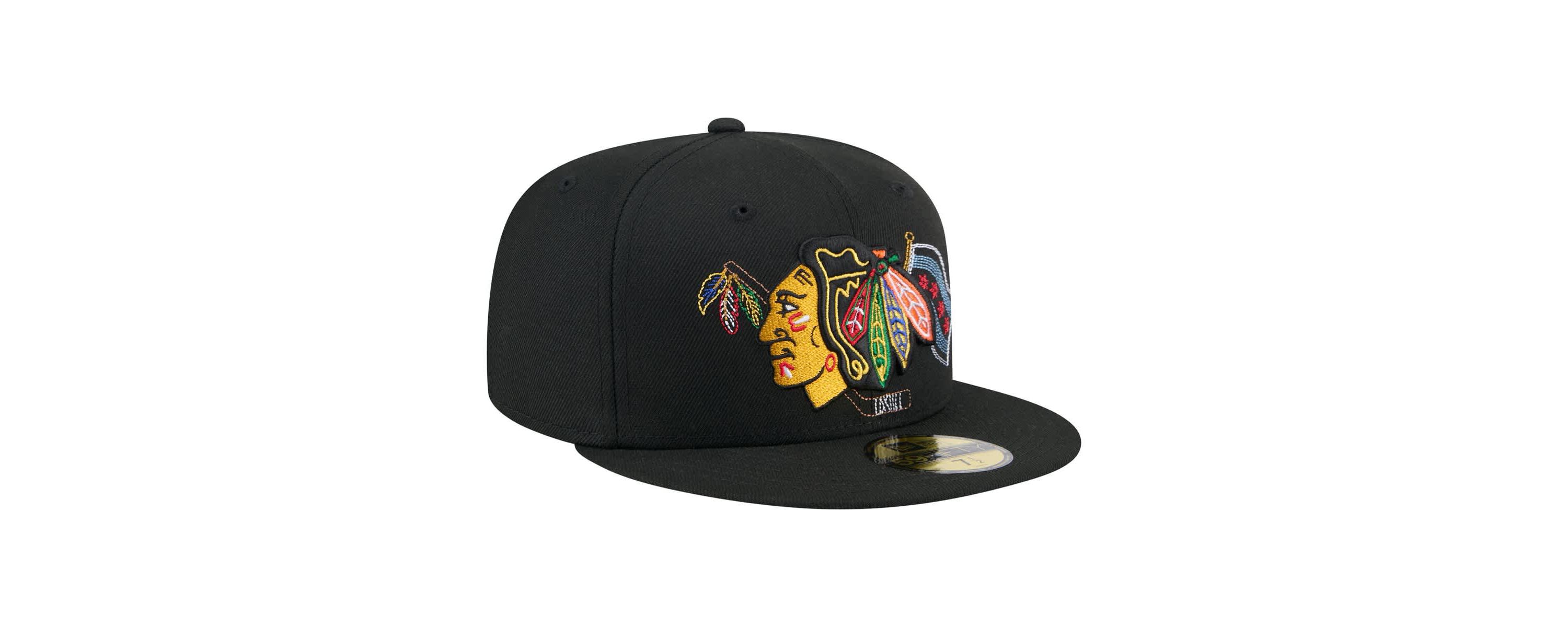 NHL Chicago Blackhawks State Stitch 59FIFTY Fitted Hat