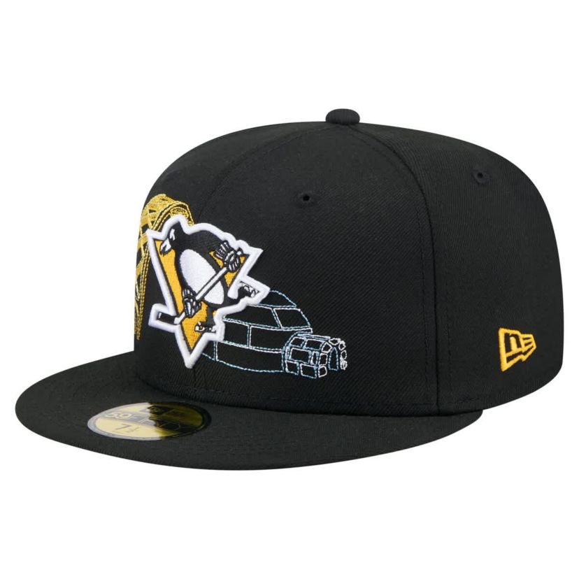 NHL Pittsburgh Penguins State Stitch 59FIFTY Fitted Hat