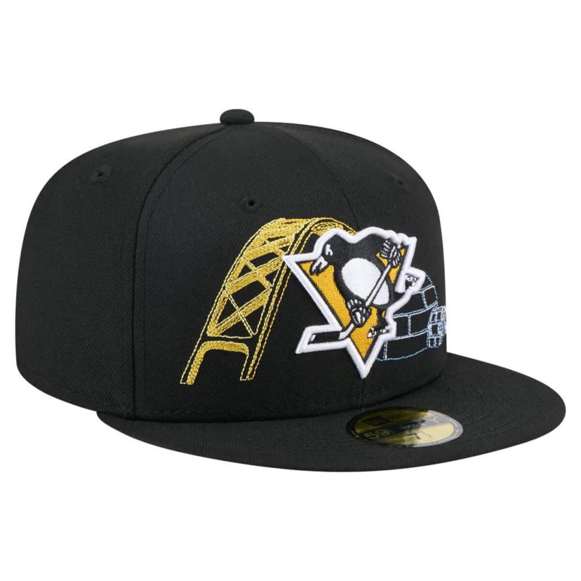 NHL Pittsburgh Penguins State Stitch 59FIFTY Fitted Hat