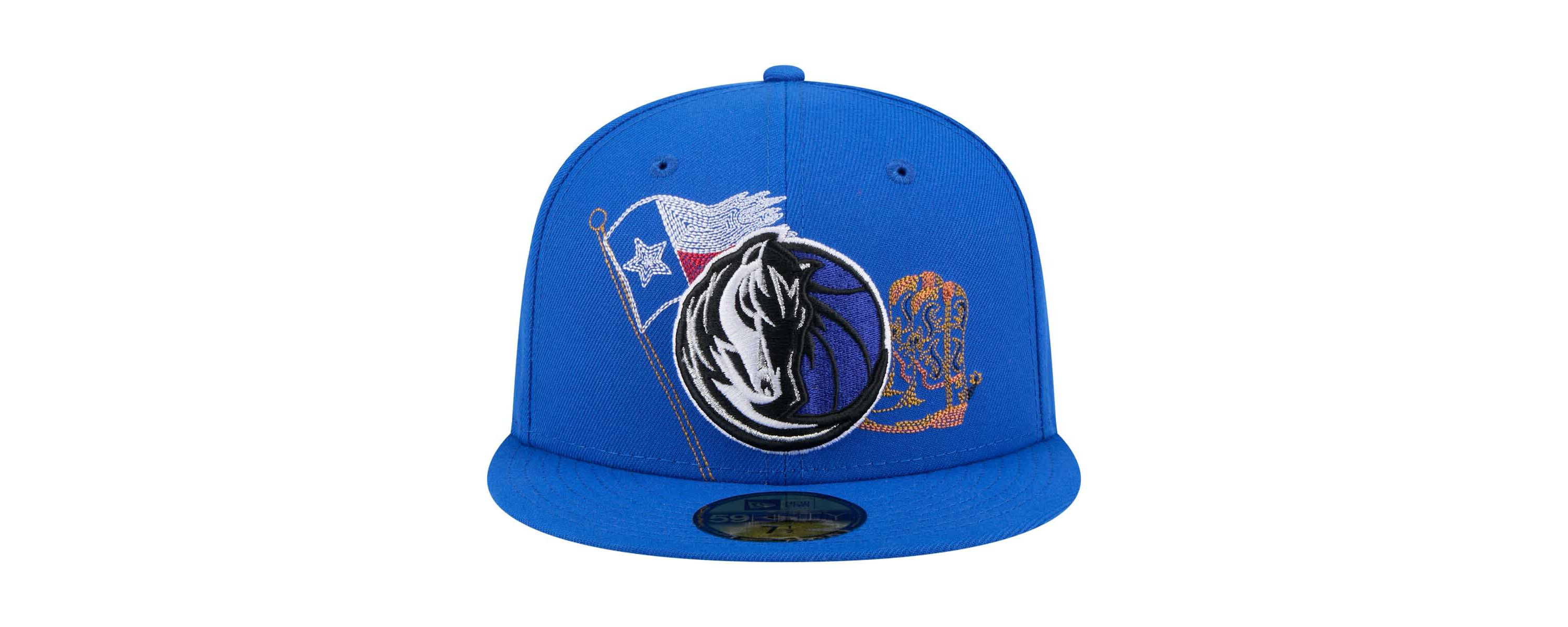 NBA Dallas Mavericks State Stitch 59FIFTY Fitted Hat