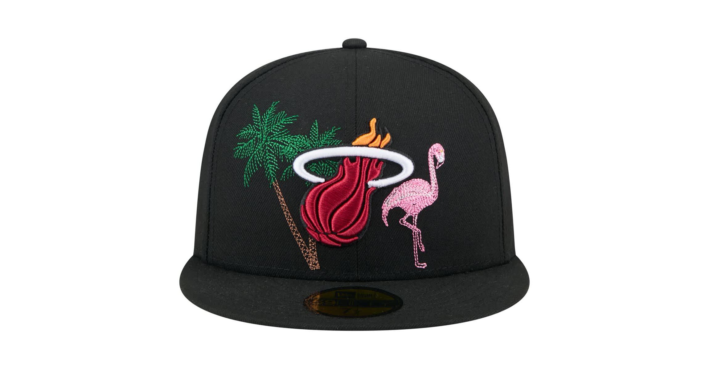 NBA Miami Heat State Stitch 59FIFTY Fitted Hat