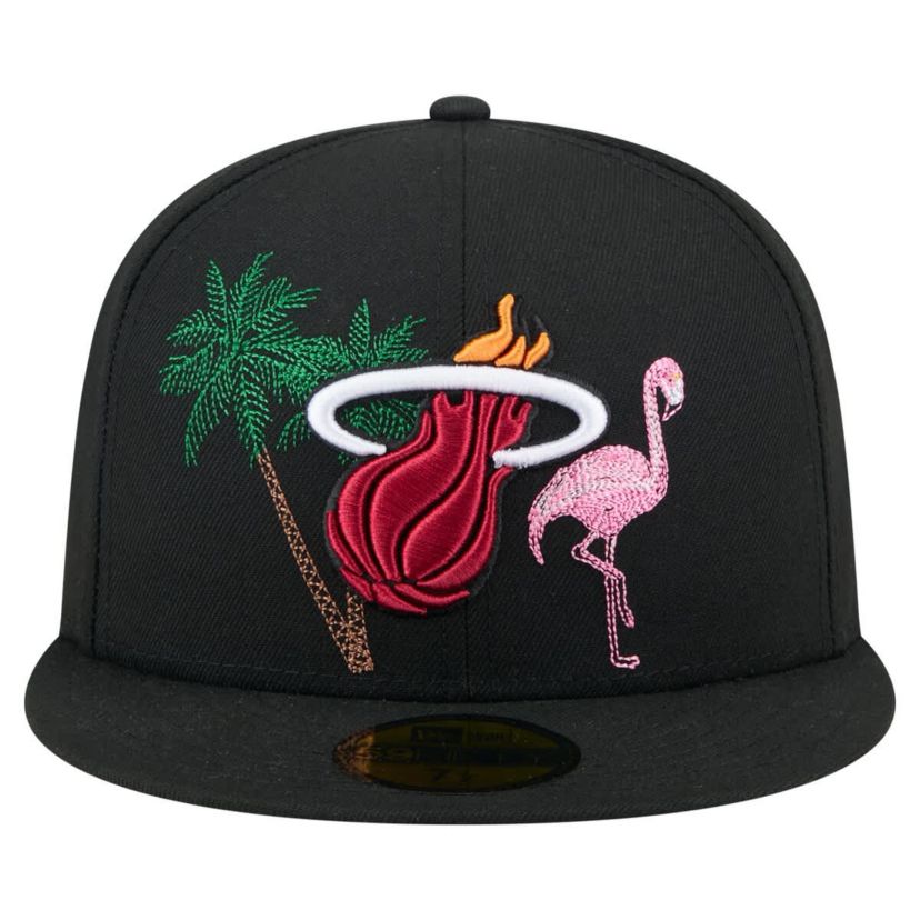 NBA Miami Heat State Stitch 59FIFTY Fitted Hat