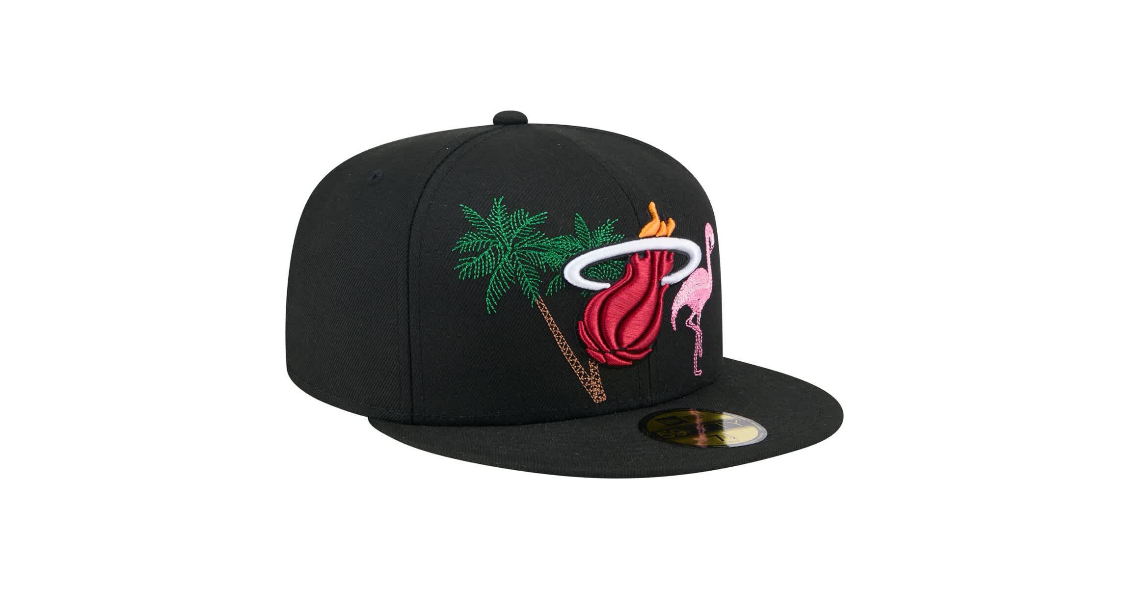 NBA Miami Heat State Stitch 59FIFTY Fitted Hat