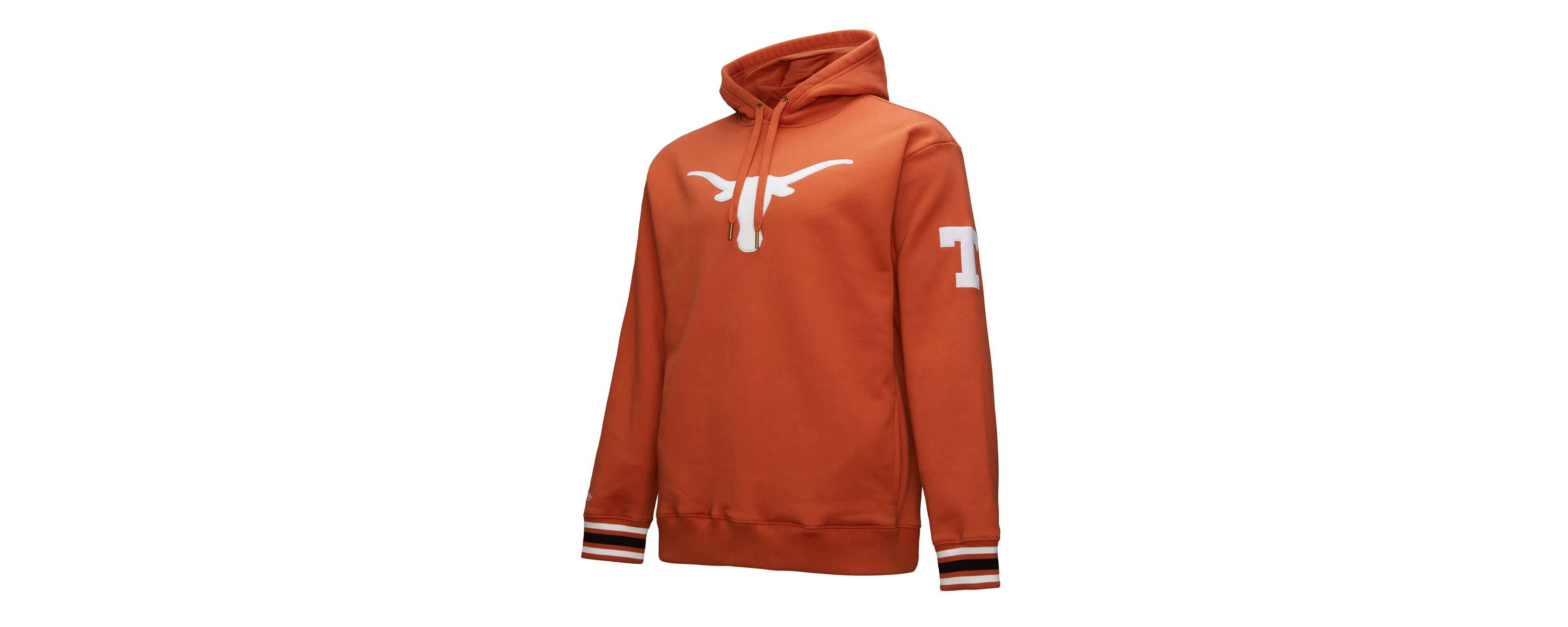 NCAA Texas Texas Longhorns Chainstich Fleece Pullover Hoodie