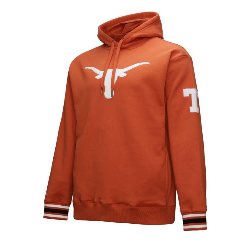 NCAA Texas Texas Longhorns Chainstich Fleece Pullover Hoodie