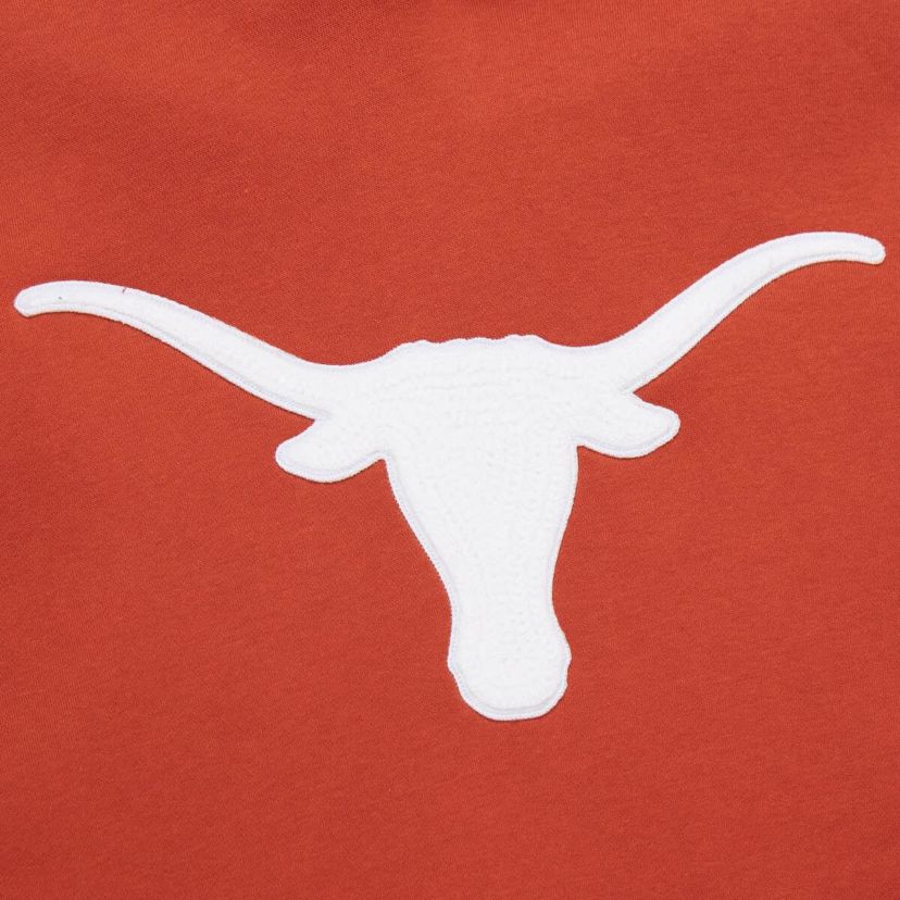NCAA Texas Texas Longhorns Chainstich Fleece Pullover Hoodie