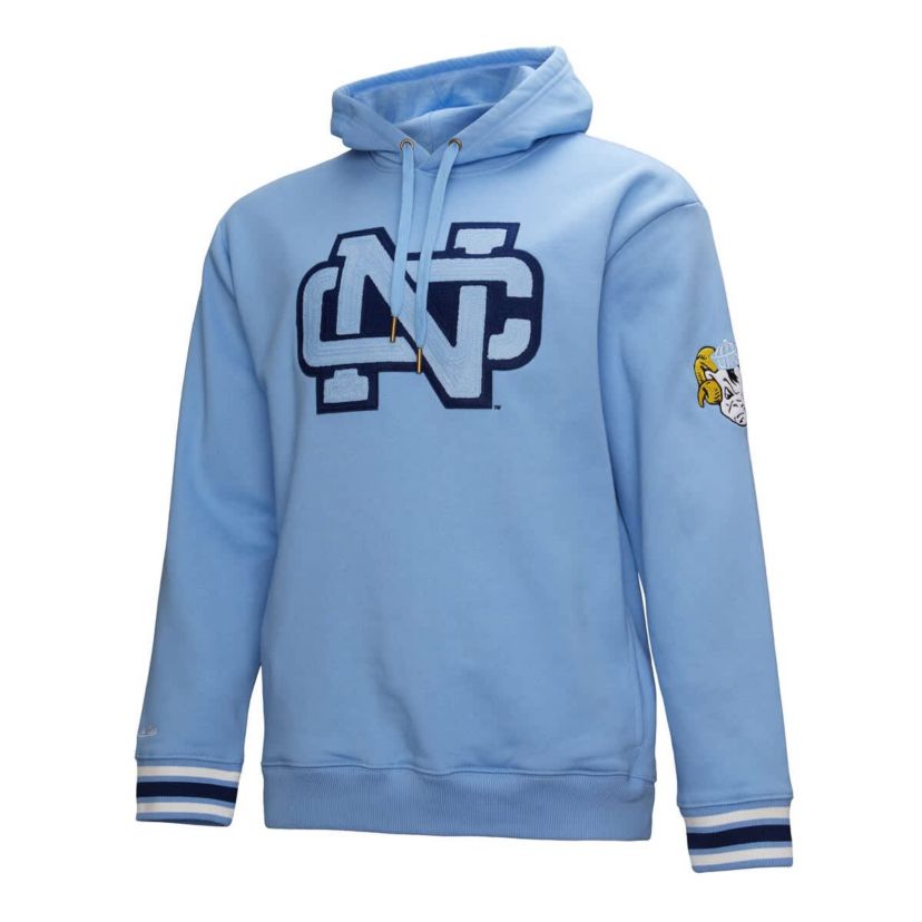 NCAA Carolina North Carolina Tar Heels Chainstich Fleece Pullover Hoodie