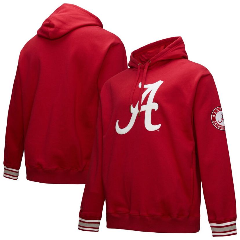 Alabama Crimson Tide NCAA Alabama Tide Chainstich Fleece Pullover Hoodie