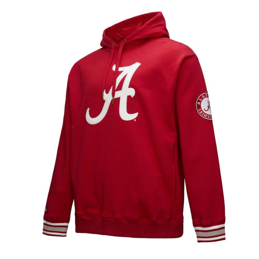 Alabama Crimson Tide NCAA Alabama Tide Chainstich Fleece Pullover Hoodie