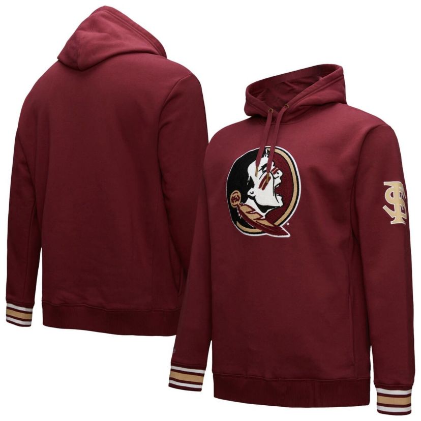 NCAA Florida State Seminoles Chainstich Fleece Pullover Hoodie