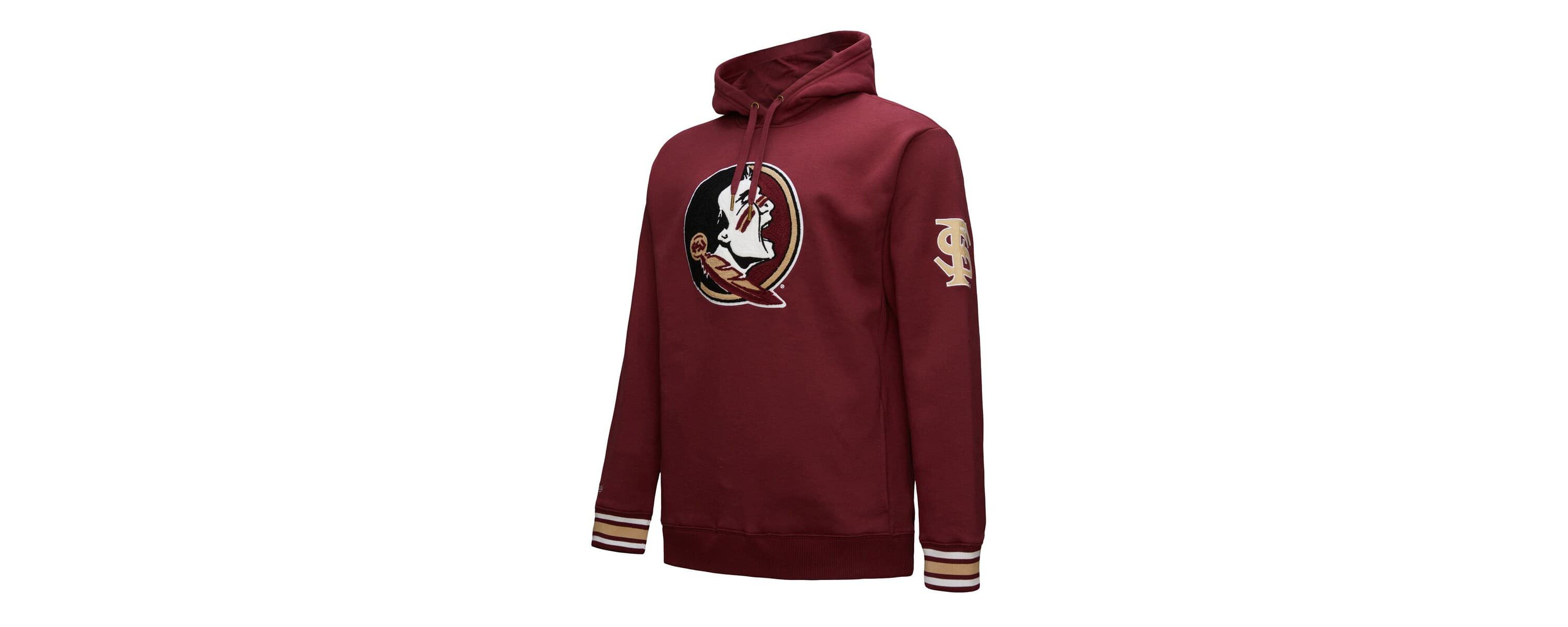 NCAA Florida State Seminoles Chainstich Fleece Pullover Hoodie