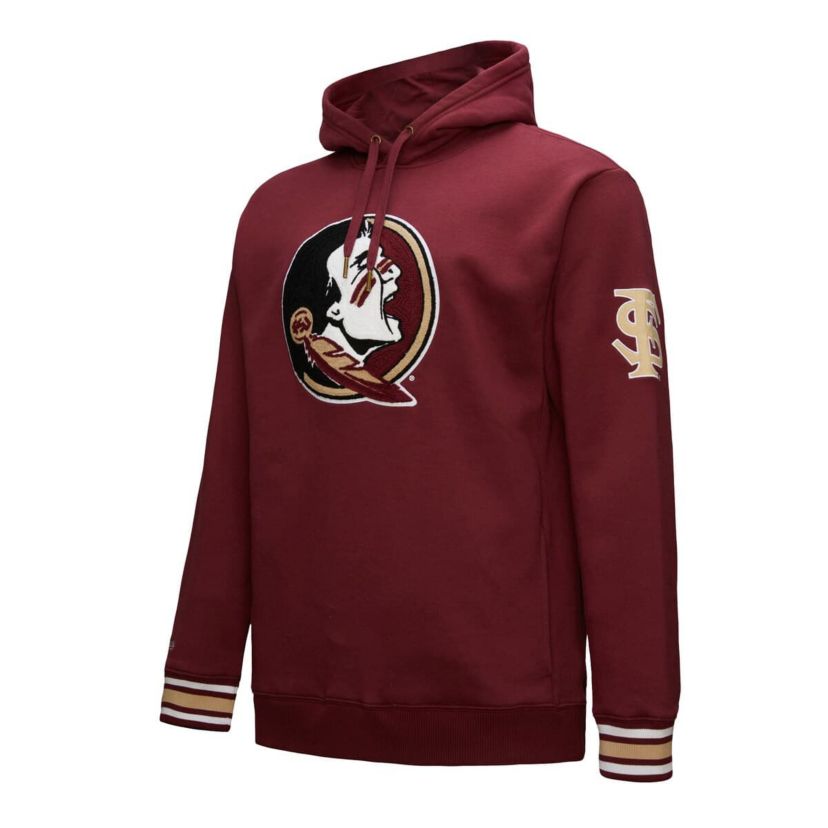 NCAA Florida State Seminoles Chainstich Fleece Pullover Hoodie
