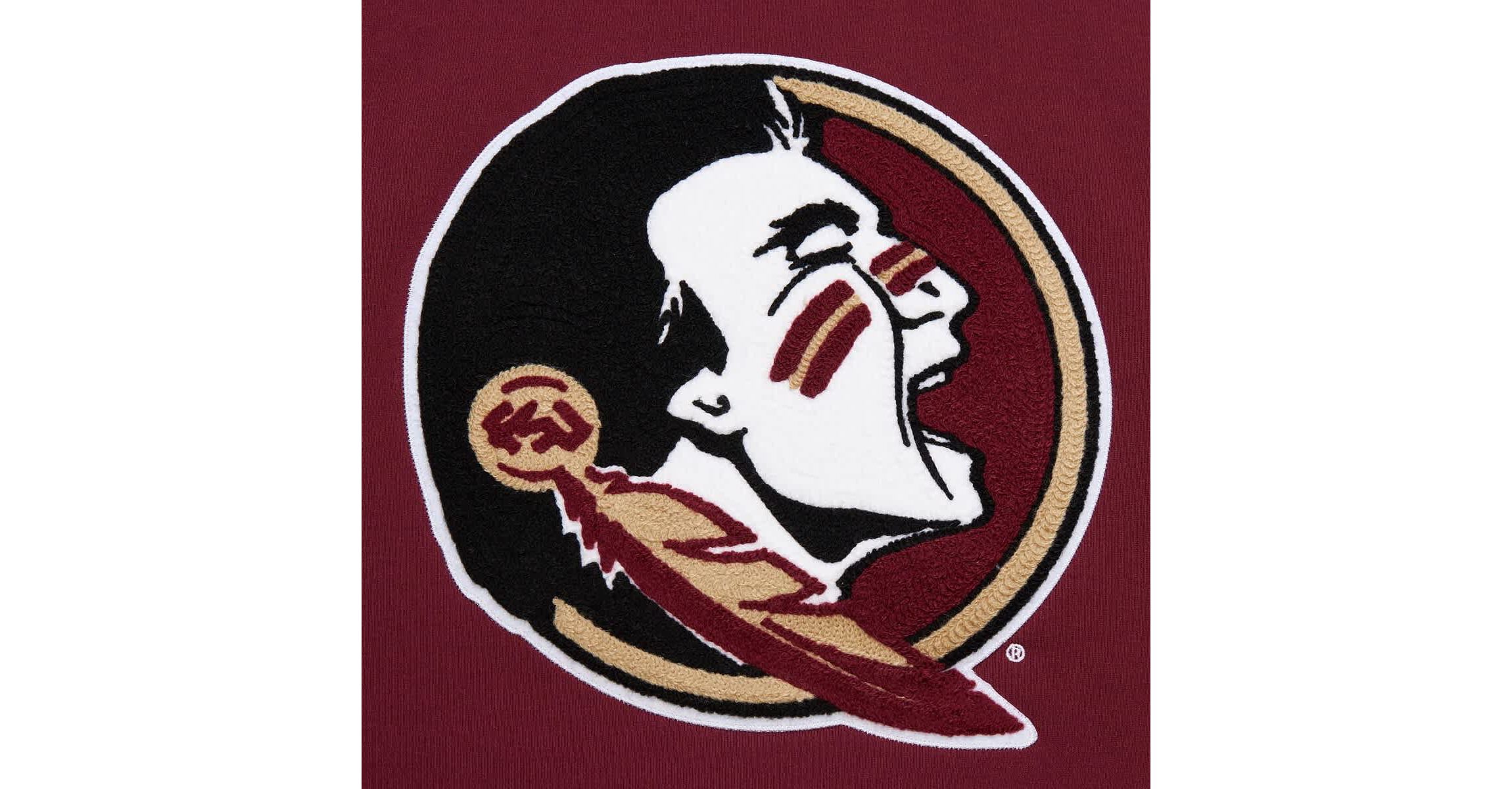 NCAA Florida State Seminoles Chainstich Fleece Pullover Hoodie