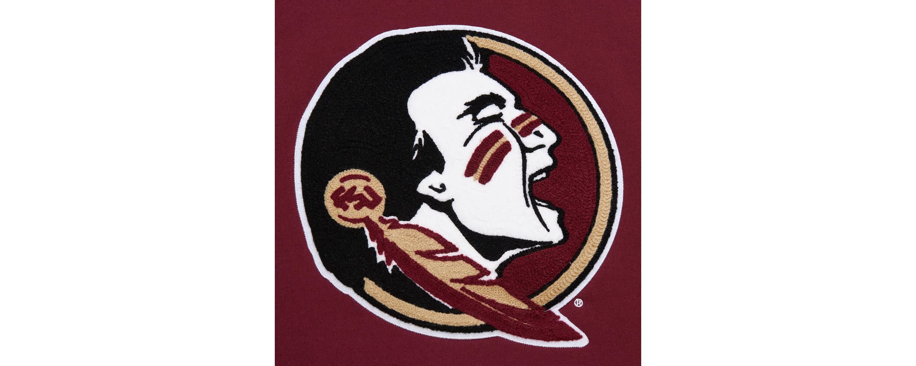 NCAA Florida State Seminoles Chainstich Fleece Pullover Hoodie