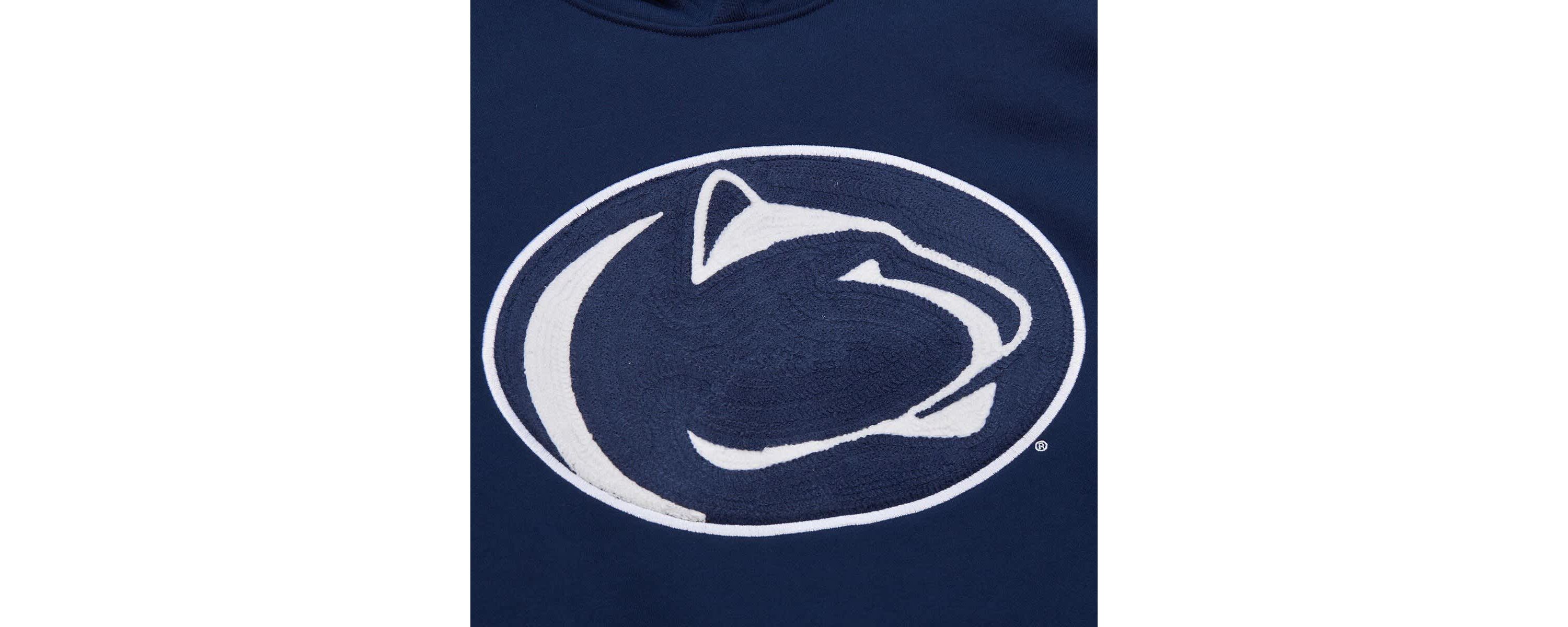 NCAA Penn State Nittany Lions Chainstich Fleece Pullover Hoodie