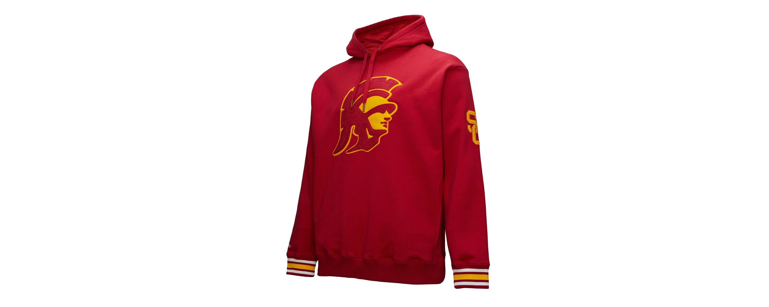 NCAA USC Trojans Chainstich Fleece Pullover Hoodie