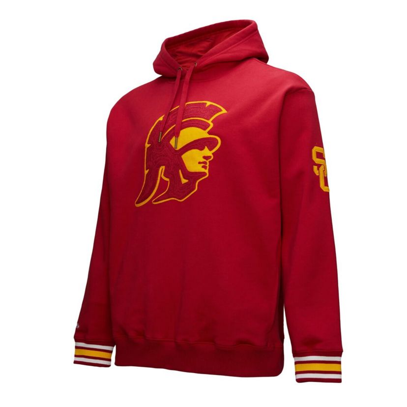 NCAA USC Trojans Chainstich Fleece Pullover Hoodie