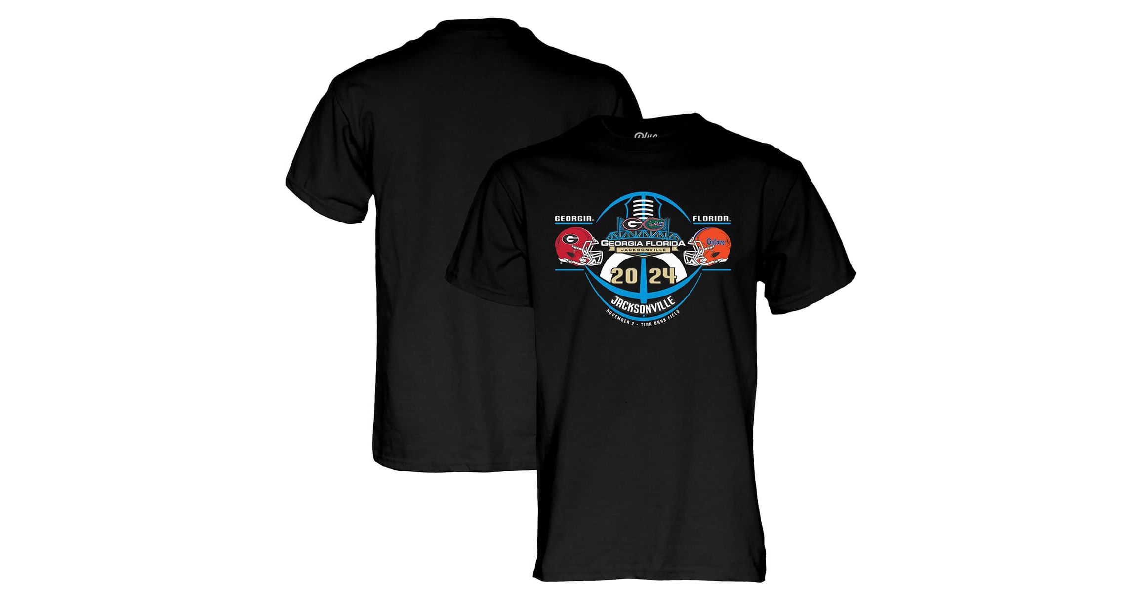 Multi-Team NCAA Unisex Florida Gators vs. Georgia Bulldogs 2024 Rivalry Matchup T-Shirt