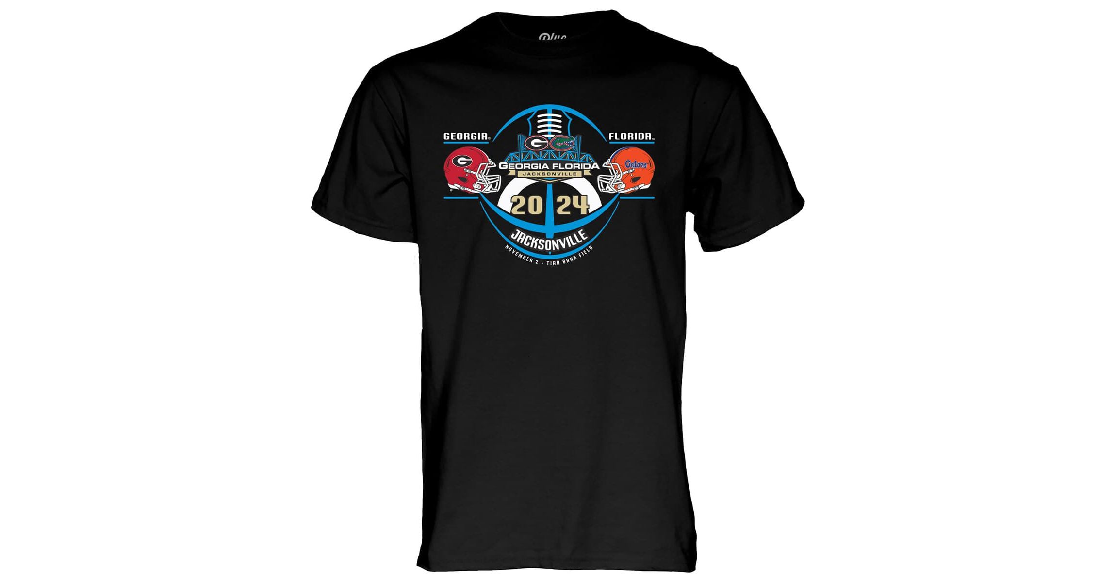 Multi-Team NCAA Unisex Florida Gators vs. Georgia Bulldogs 2024 Rivalry Matchup T-Shirt