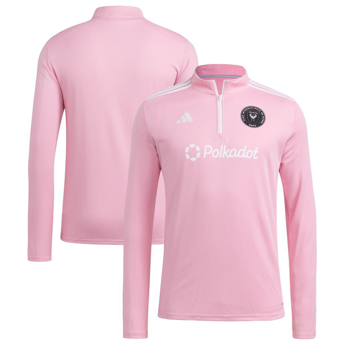MLS Inter Miami CF 2025 Quarter-Zip Long Sleeve Training Top