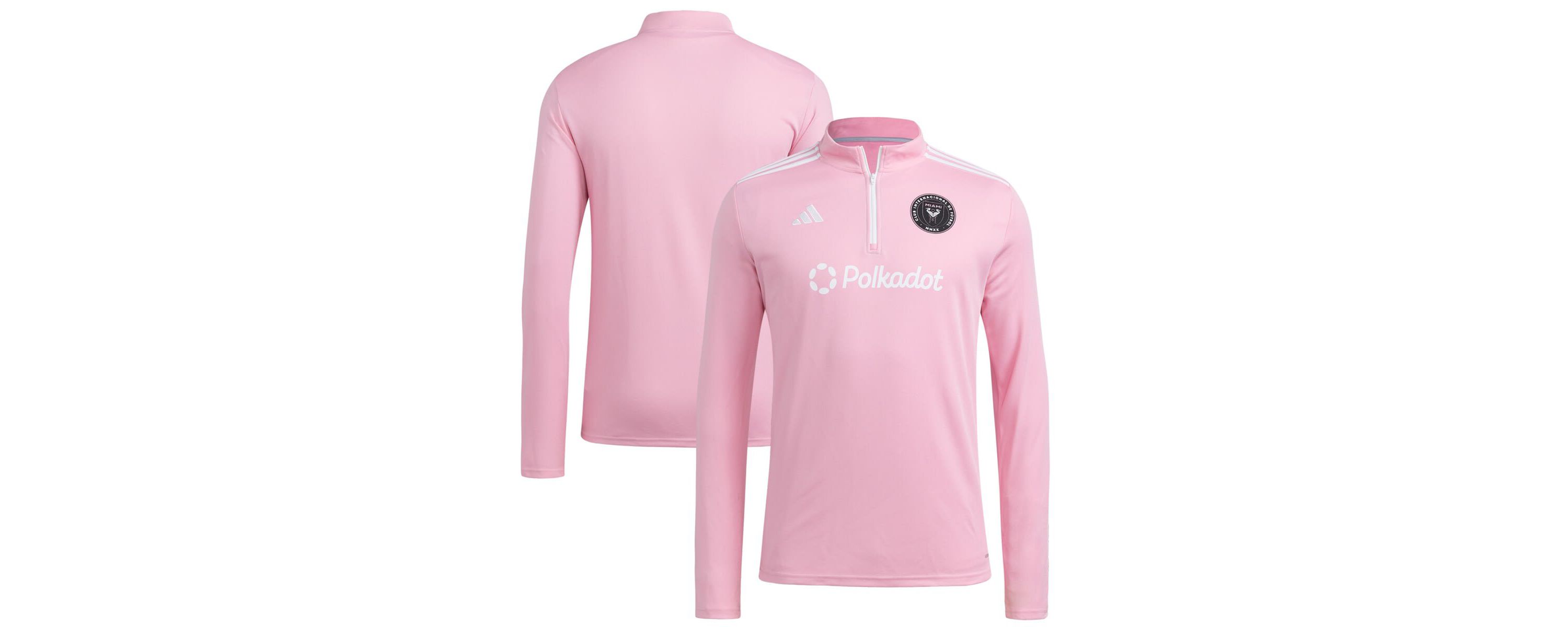 MLS Inter Miami CF 2025 Quarter-Zip Long Sleeve Training Top