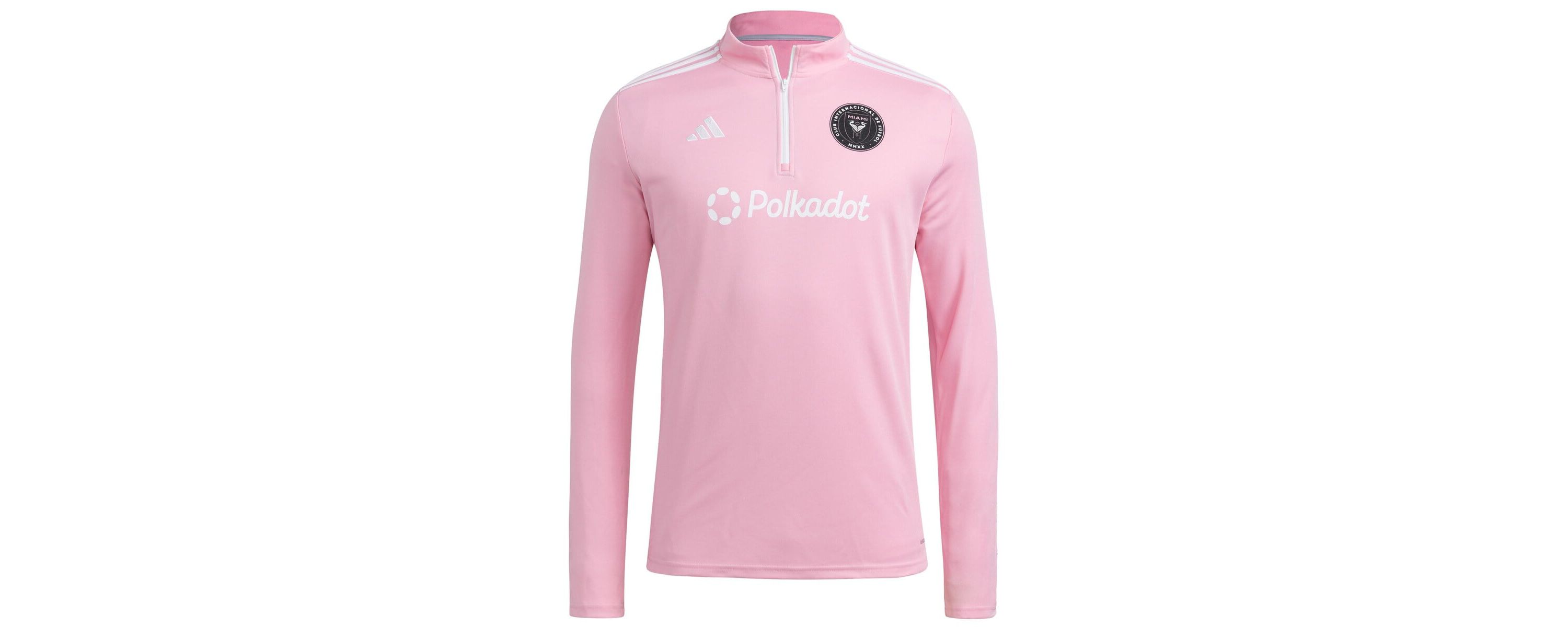 MLS Inter Miami CF 2025 Quarter-Zip Long Sleeve Training Top