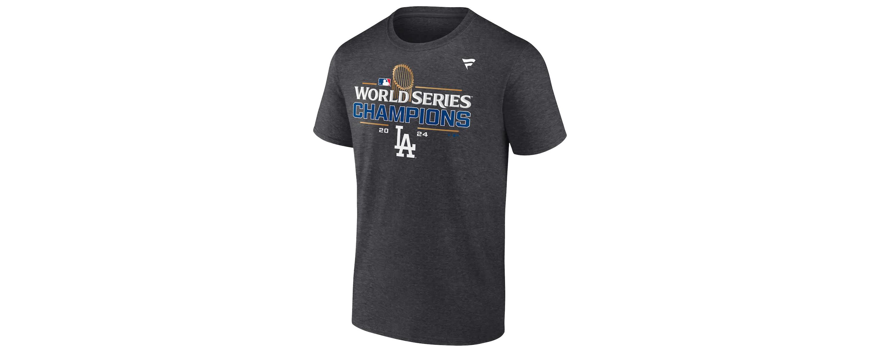MLB Fanatics Los Angeles Dodgers 2024 World Series s Extended Sizes Locker Room T-Shirt