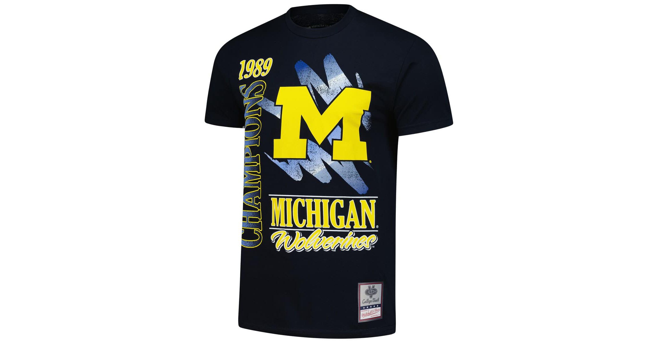 NCAA Michigan Wolverines Retro Brush Mineral Wash T-Shirt