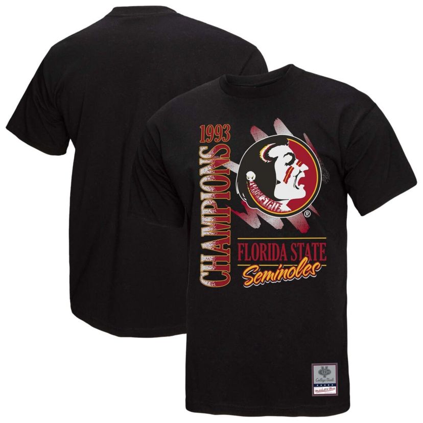 NCAA Florida State Seminoles Retro Brush Mineral Wash T-Shirt