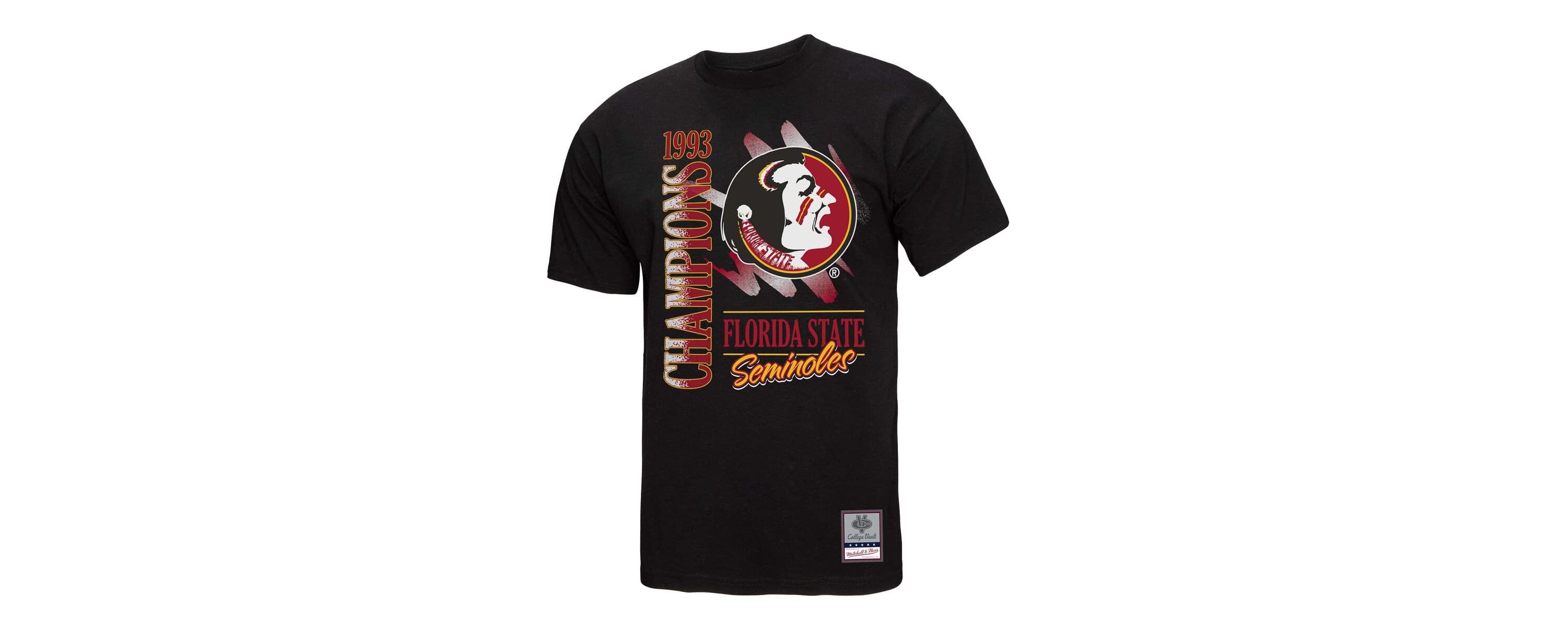 NCAA Florida State Seminoles Retro Brush Mineral Wash T-Shirt