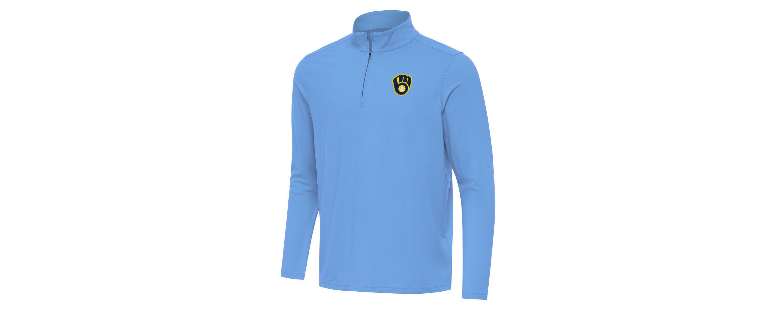 MLB Powder Milwaukee Brewers Intent Quarter-Zip Top