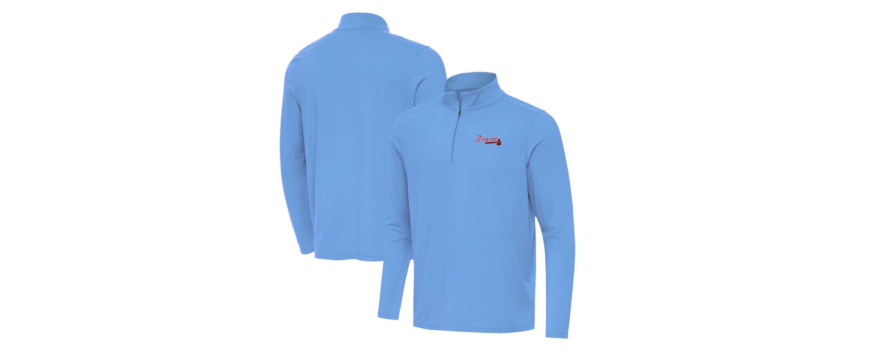 MLB Powder Atlanta Braves Intent Quarter-Zip Top