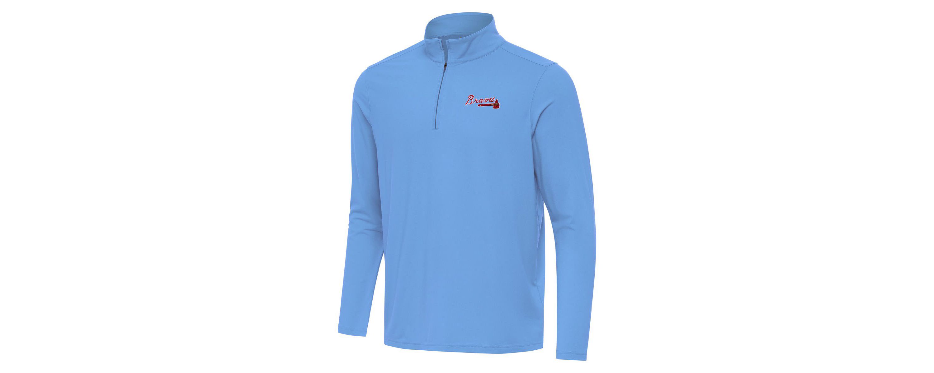 MLB Powder Atlanta Braves Intent Quarter-Zip Top