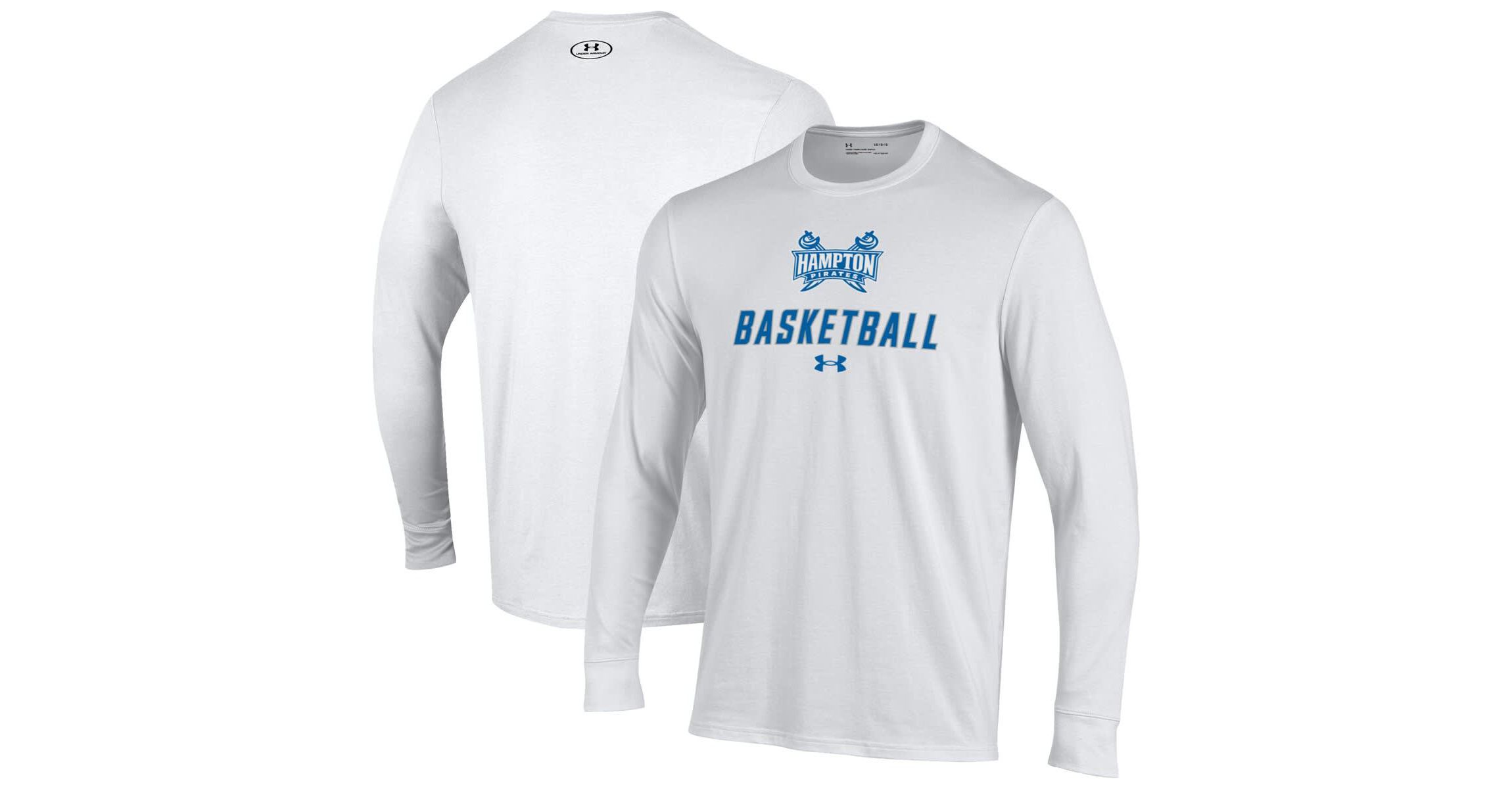 NCAA Under Armour Hampton Pirates Basketball Performance Long Sleeve T-Shirt