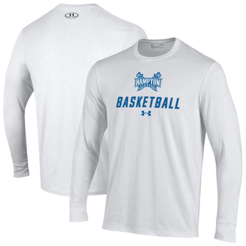 NCAA Under Armour Hampton Pirates Basketball Performance Long Sleeve T-Shirt