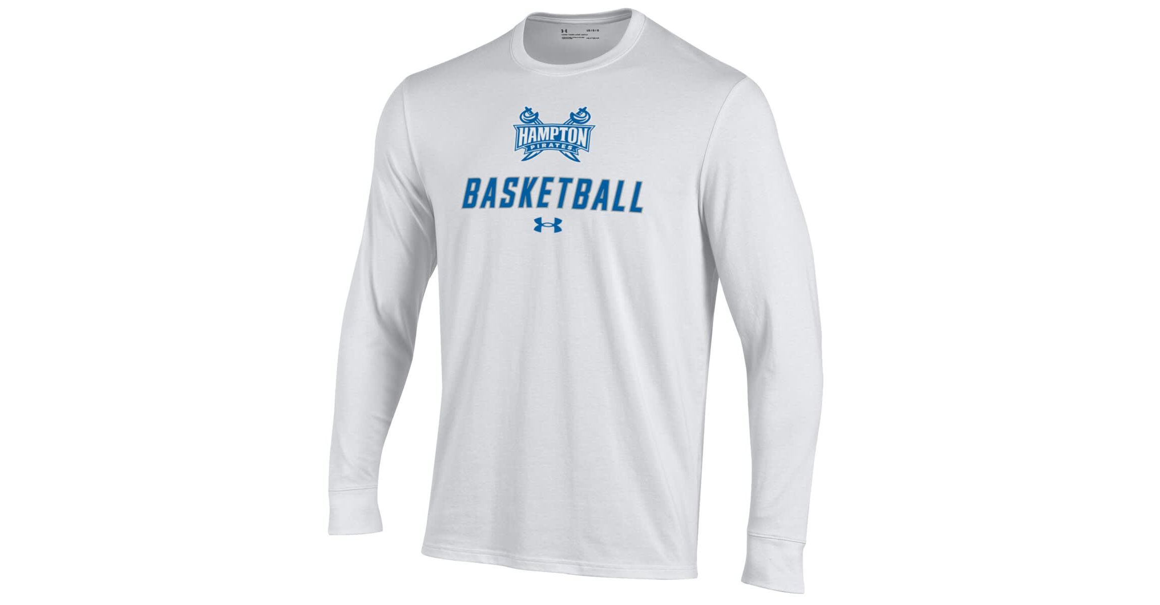 NCAA Under Armour Hampton Pirates Basketball Performance Long Sleeve T-Shirt