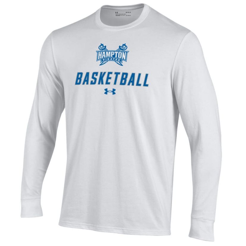 NCAA Under Armour Hampton Pirates Basketball Performance Long Sleeve T-Shirt