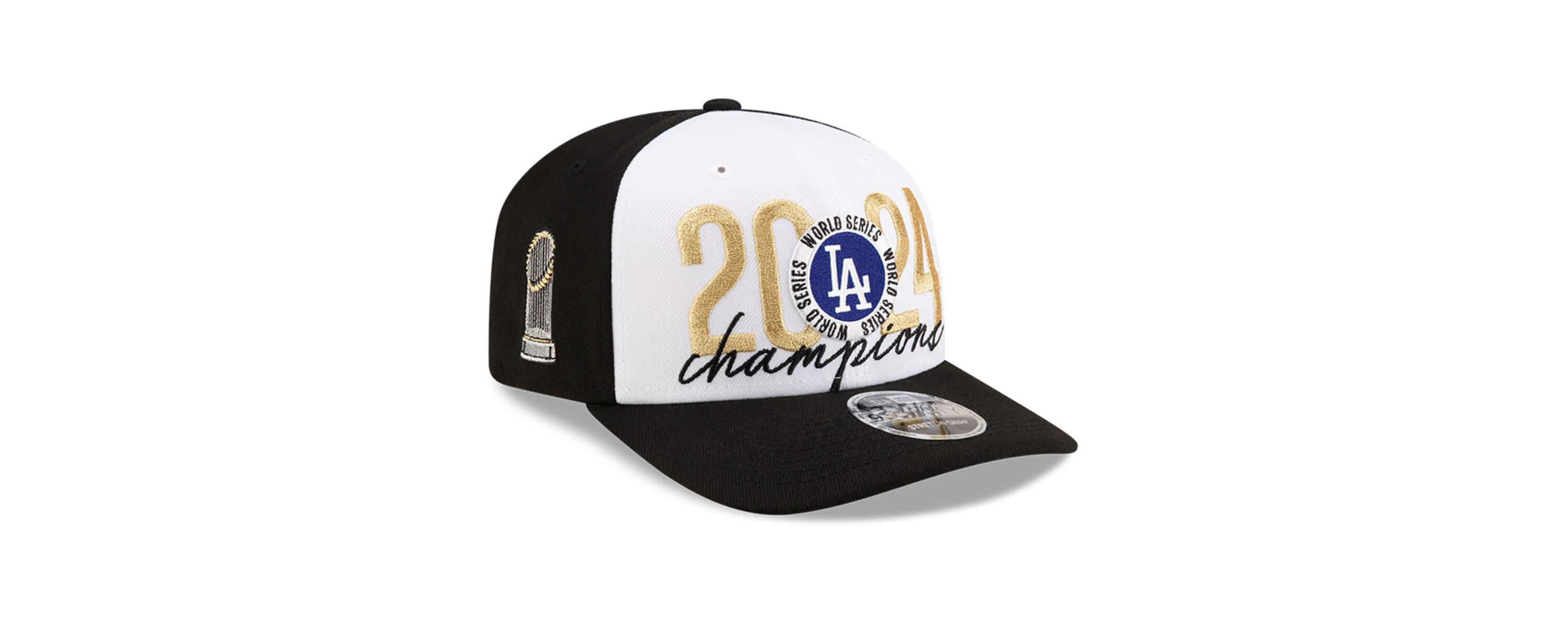 MLB Los Angeles Dodgers 2024 World Series s Locker Room 9SEVENTY Stretch-Snap Hat