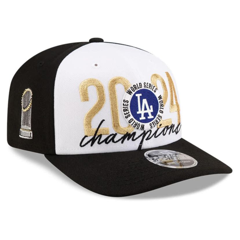 MLB Los Angeles Dodgers 2024 World Series s Locker Room 9SEVENTY Stretch-Snap Hat