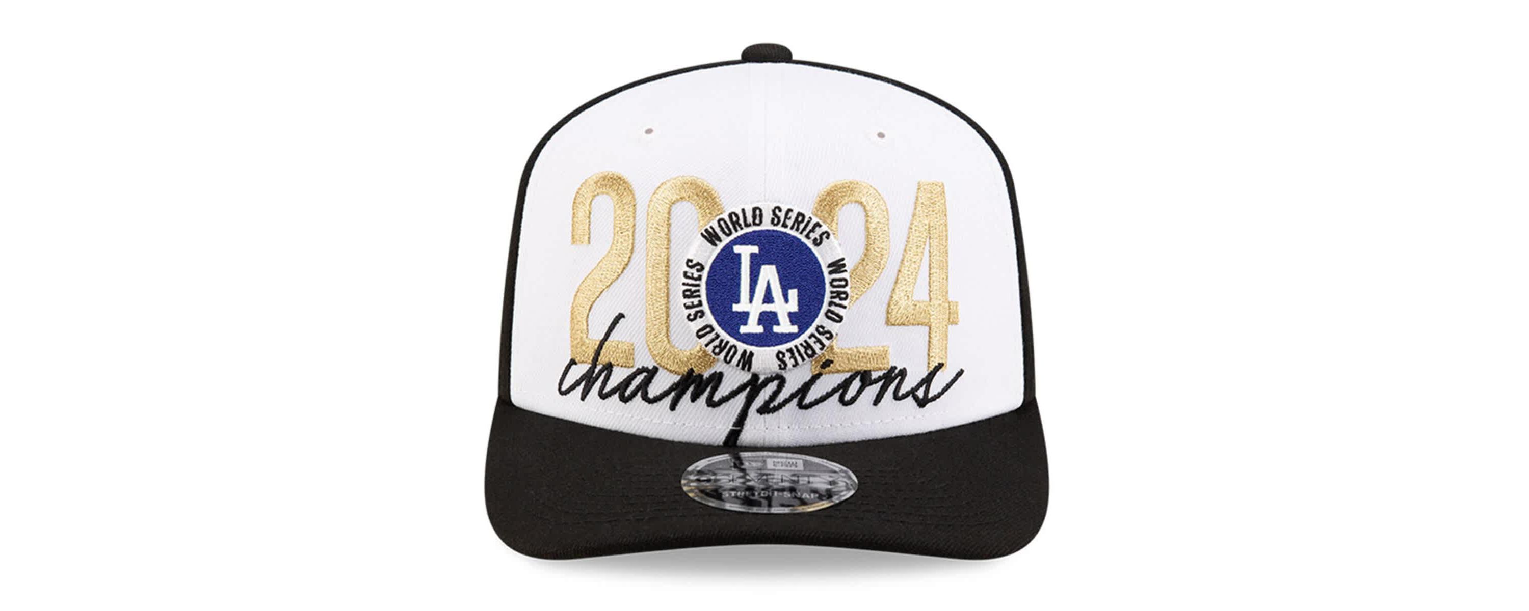 MLB Los Angeles Dodgers 2024 World Series s Locker Room 9SEVENTY Stretch-Snap Hat
