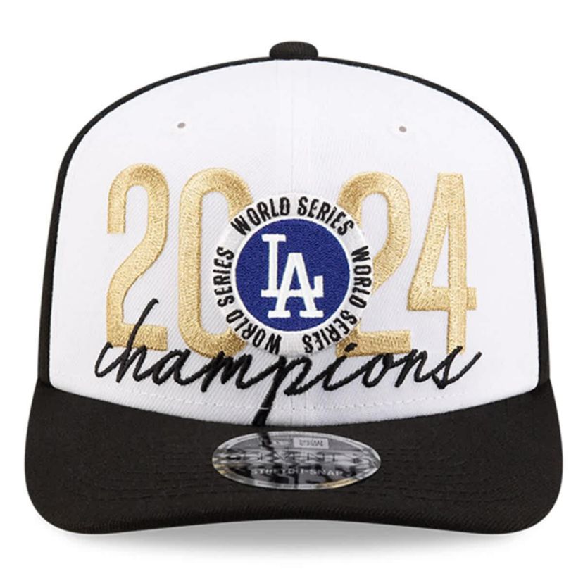 MLB Los Angeles Dodgers 2024 World Series s Locker Room 9SEVENTY Stretch-Snap Hat