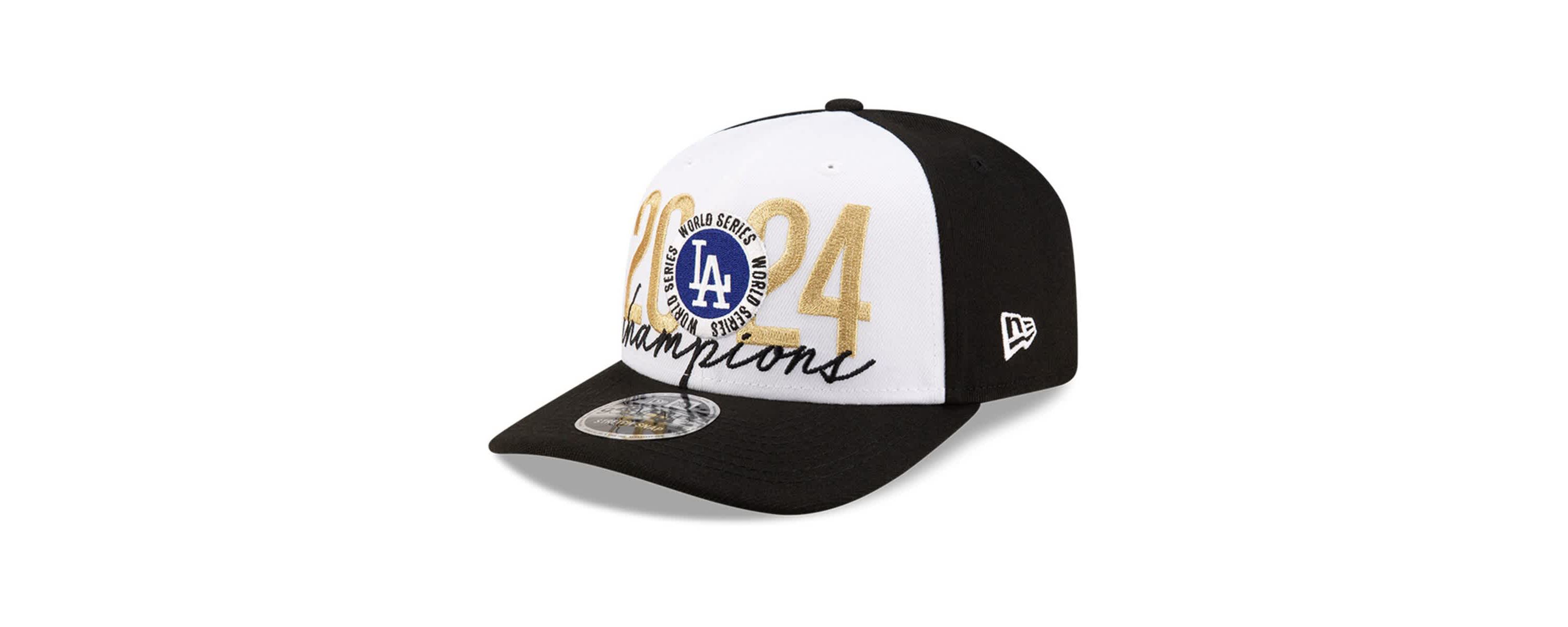 MLB Los Angeles Dodgers 2024 World Series s Locker Room 9SEVENTY Stretch-Snap Hat