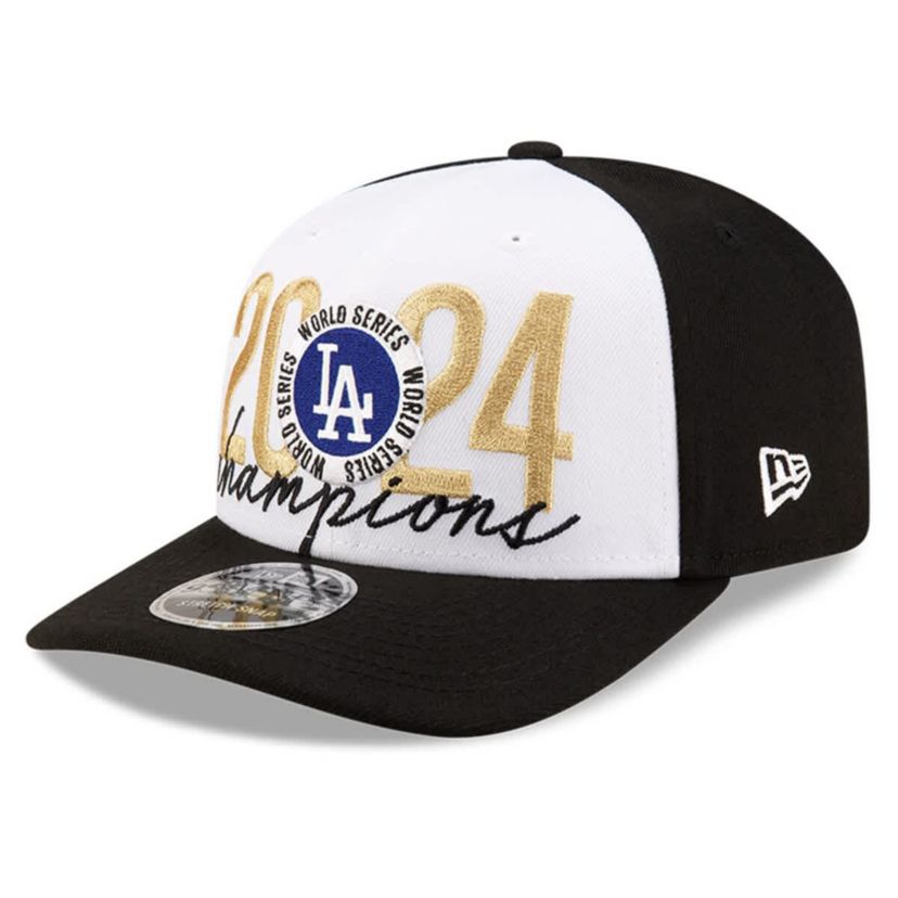 MLB Los Angeles Dodgers 2024 World Series s Locker Room 9SEVENTY Stretch-Snap Hat