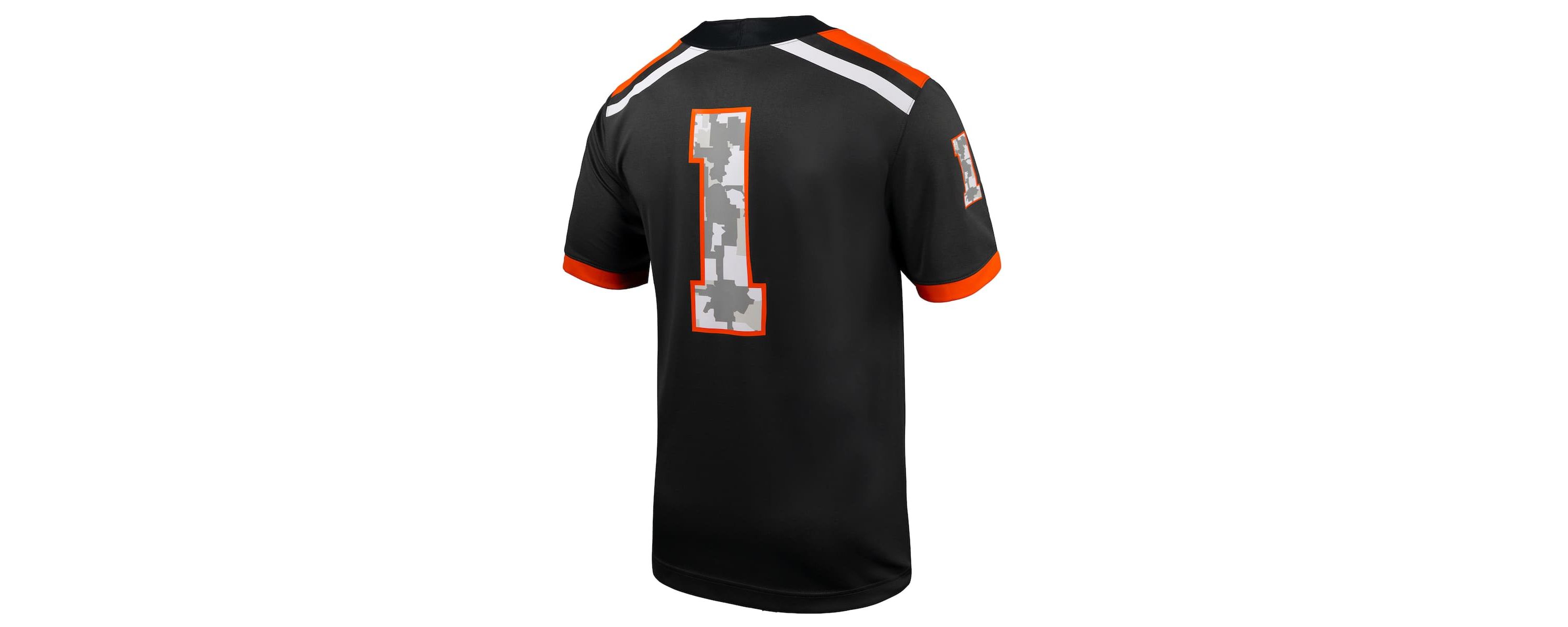 NCAA Nike #1 Oregon State Beavers Untouchable Replica Football Jersey