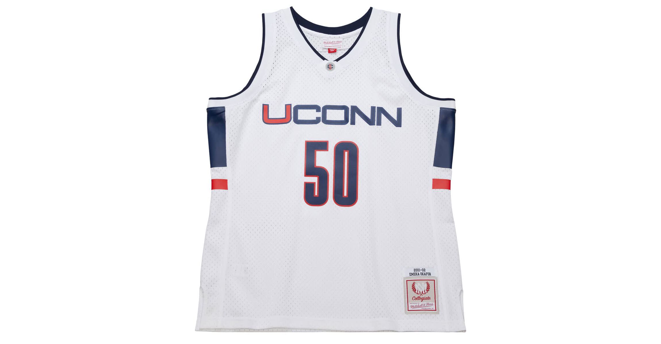 Connecticut Huskies NCAA UConn Huskies Emeka Okafor 2001/02 Swingman Replica Jersey